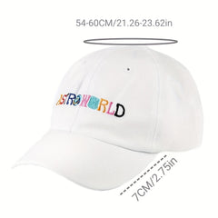 Embroidered Letter Peaked Cap Fisherman Hat Outdoor One Size Spring Summer