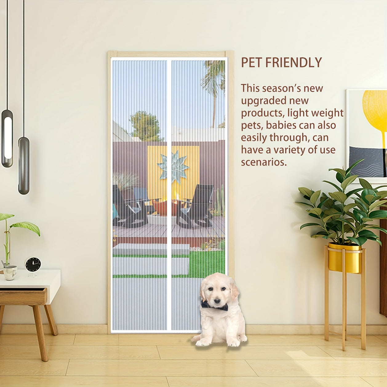 Magnetic Screen Door 99x208 cm Pet Friendly