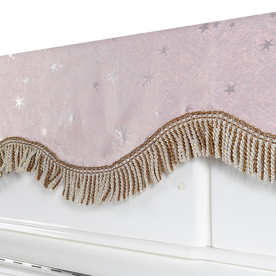 88 Key Piano Cover with Velvet Tassels & Dust Protection