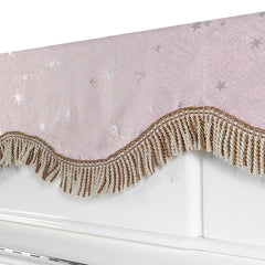 88 Key Piano Cover with Velvet Tassels & Dust Protection
