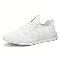 Men's Knit Running Shoes Lightweight Athletic Sneakers