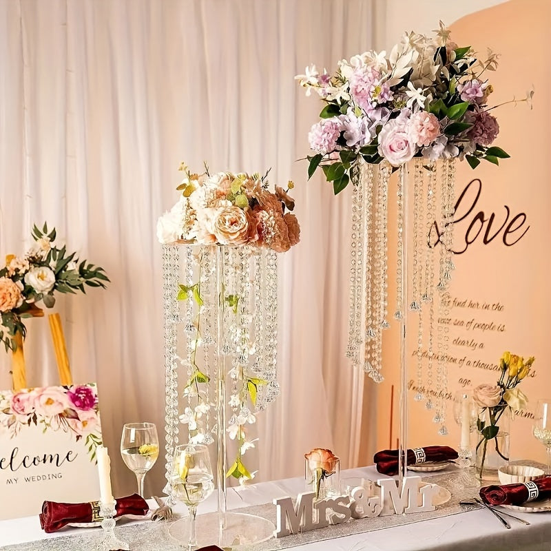 Clear Acrylic Flower Arrangement Table Centerpiece for Events