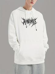 Men's Graphic Print Hoodie for Spring Fall