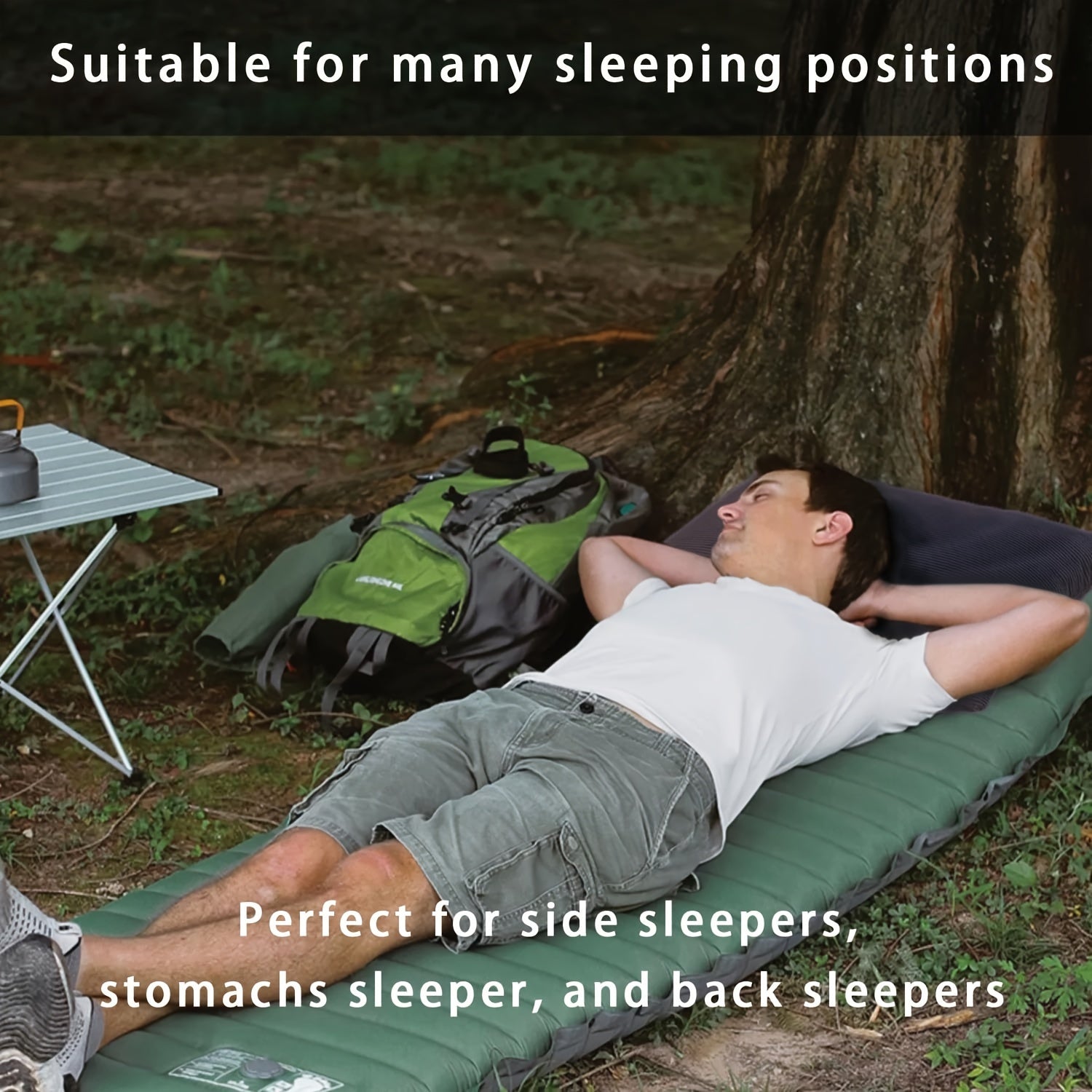 MOON LENCE Camping Pillow Lightweight Travel & Hammock Pillow with Cover