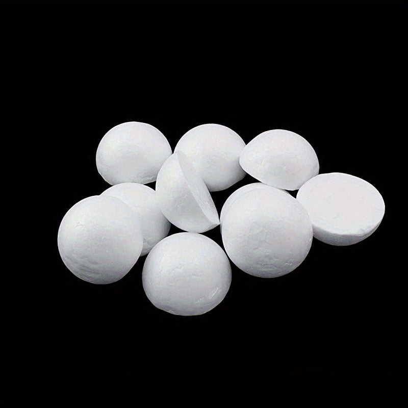 50PCS Foam Balls Half Round Hemispherical Craft Ball Wedding Decor