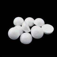 50PCS Foam Balls Half Round Hemispherical Craft Ball Wedding Decor