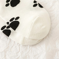10 Pairs Women's Bear & Plaid Print Mid Tube Socks