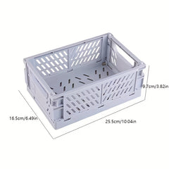 Durable Plastic Baskets for Shelf Storage - Pack of 1