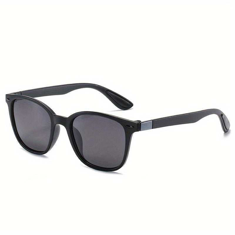 Men's Square Frame Sunglasses Coated Vintage Driving Mirrors