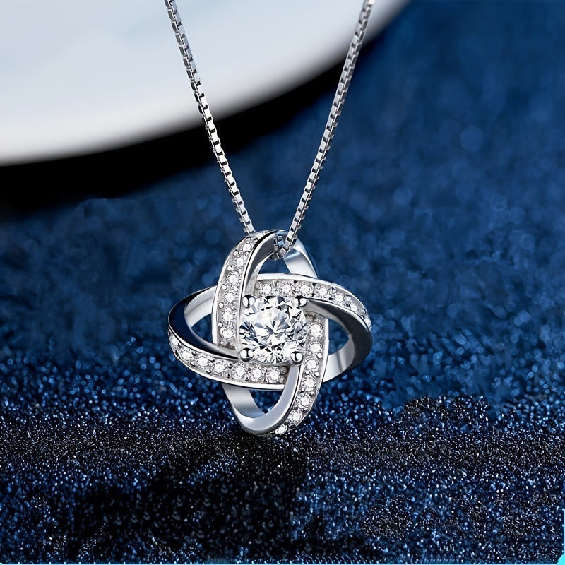Love Knot Pendant Necklace Gift From Dad - Daughter Gift