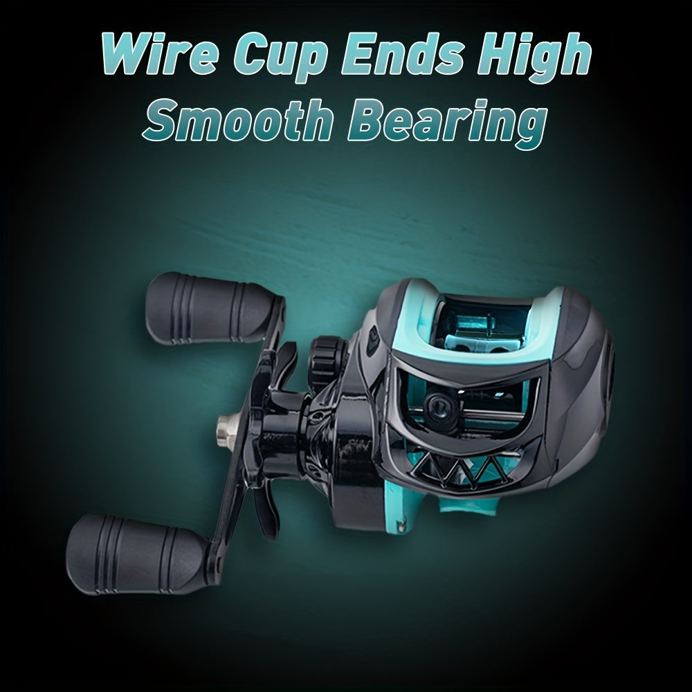 18+1 Ball Bearing 7.2:1 Green Baitcasting Reel Left/Right Hand Fishing Reel
