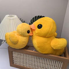 Adorable Yellow Duck Plush Toy Stuffed Animal Playful Durable