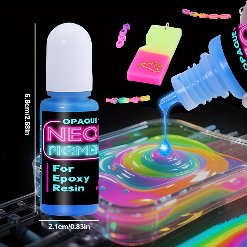 Neon UV Epoxy Resin Dye Kit 12 Colors
