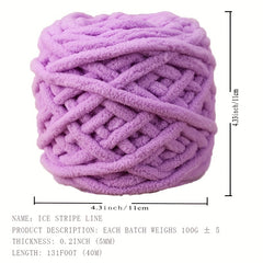 1bag Lover Scarf Material Bag Ice Bar Thick Wool Ball Suitable For DIY Weaving
