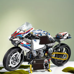 Creative Motorcycle Building Blocks Toy Construction Puzzle ABS Material