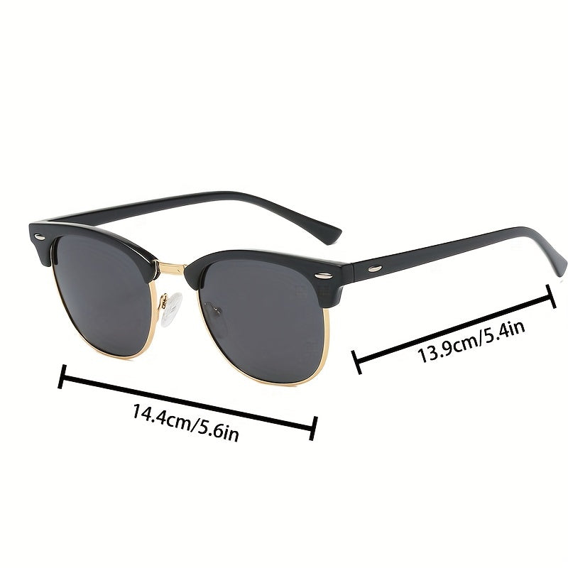 Retro Men's Polarized Sports Sunglasses UV Protection for Cycling Fishing