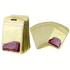 50pcs Self Sealing Bag DIY Diamond Painting Tools Adhesive Bag