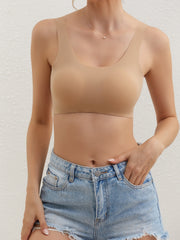Solid Wireless Bra Cut Out Intimates Women's Lingerie