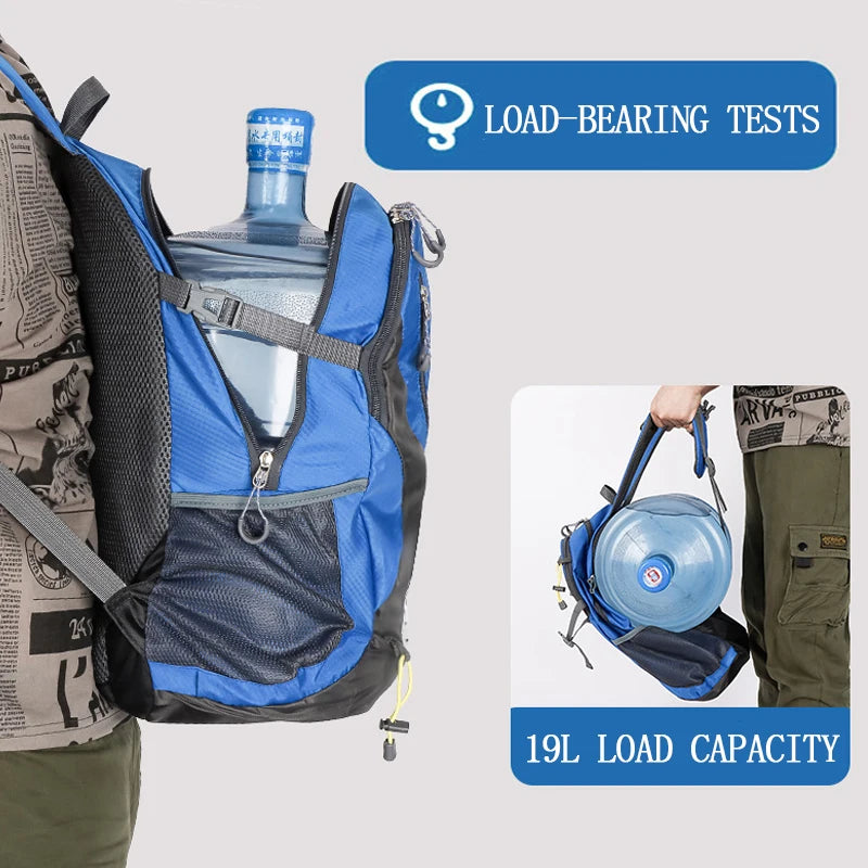 40L Large Capacity Waterproof Laptop Backpack Hiking Travel Bag