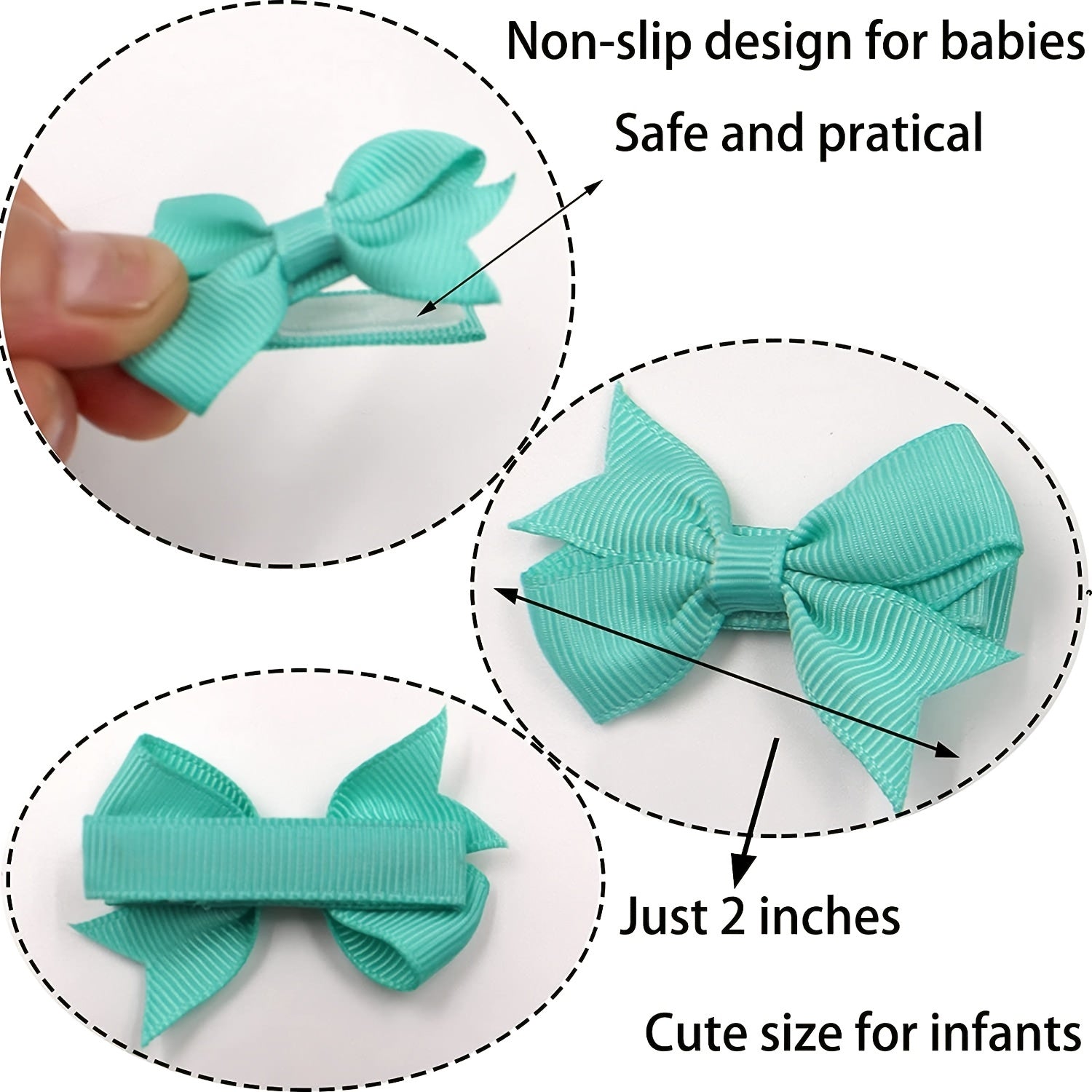 80pcs Baby Hair Clip Toddler Hair Accessories Barrette For Girls Fine Hair