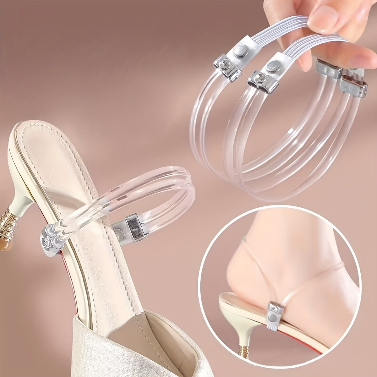 Flexible Anti-Loose Shoe Straps for Women High Heels