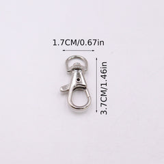 50pcs Vintage Lobster Clasp Pendants DIY Jewelry Accessory