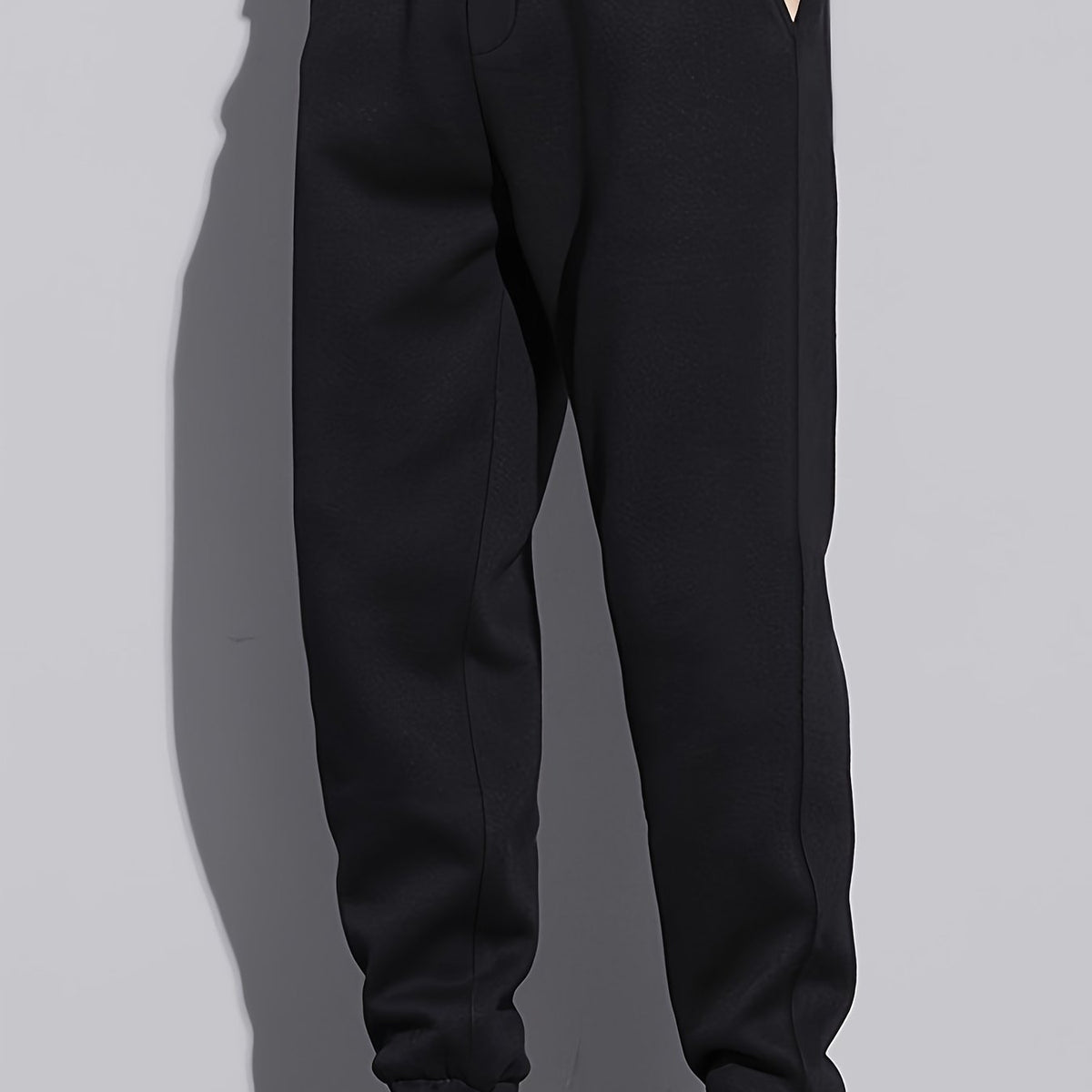 Men's Solid Sweatpants Casual Stretch Joggers For Outdoor Spring