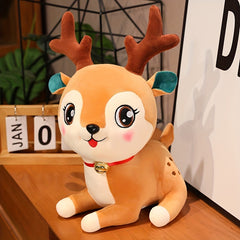 Christmas Deer Doll Plush Pillow Home Decoration