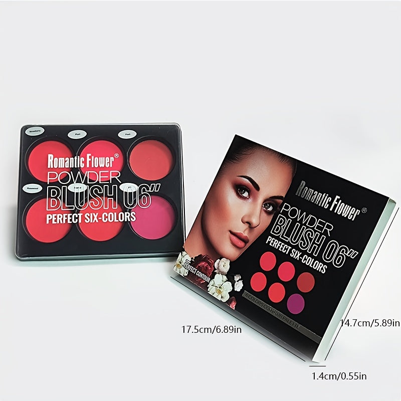 6 Shade Natural Toning Eyeshadow Palette