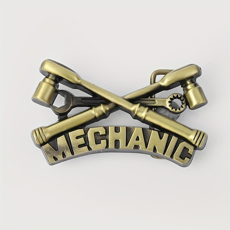 Vintage Tool Wrench Belt Buckle For Women & Men