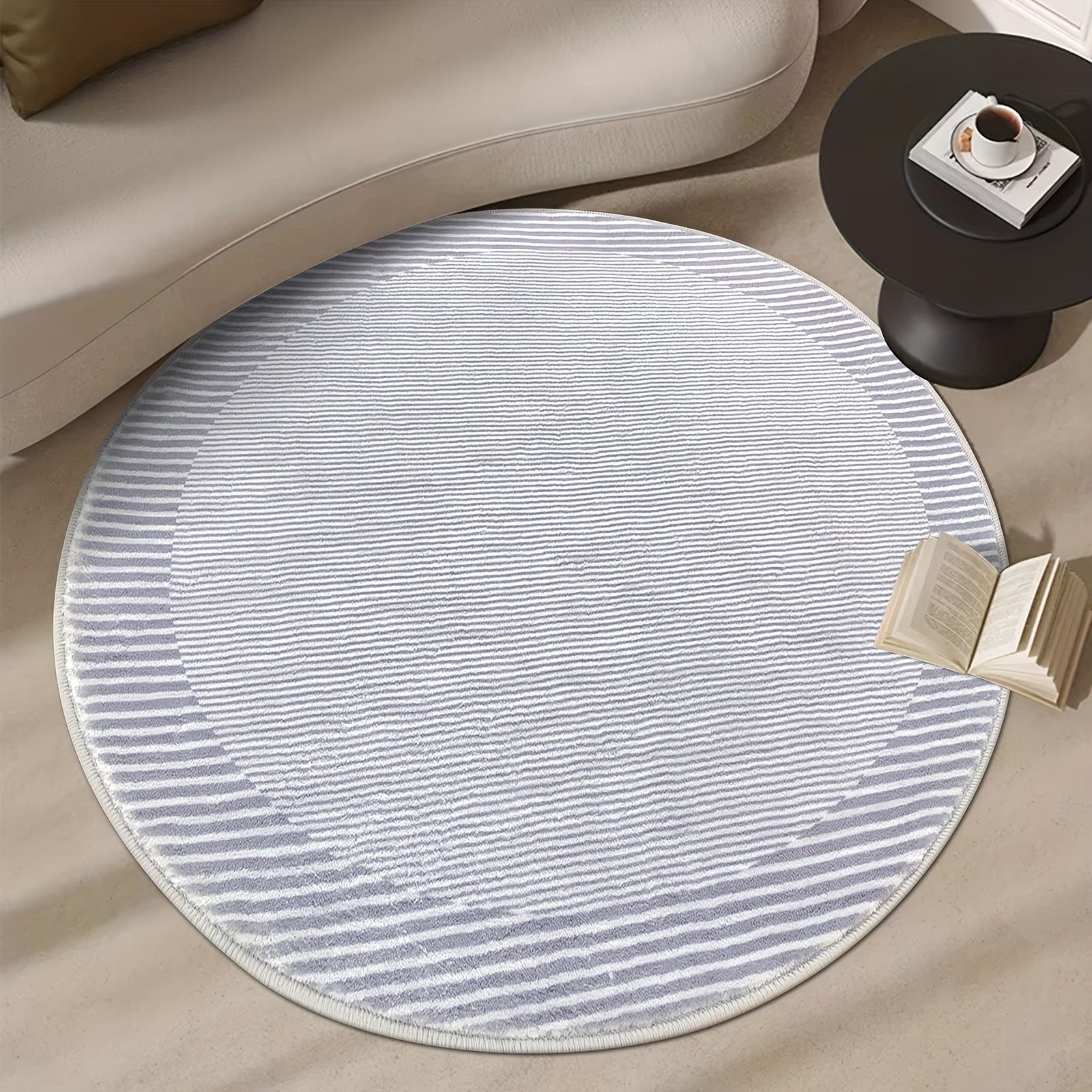 Soft Non Slip Round Floor Carpet Indoor Mat for Room Decor