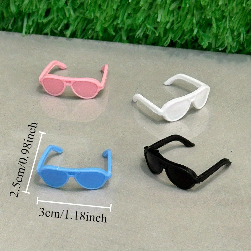 Dollhouse Mini Glasses Decorative Accessories Various Glasses DIY Decorations