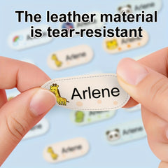 Personalized Iron-On Name Stickers for Clothes, Washable Labels