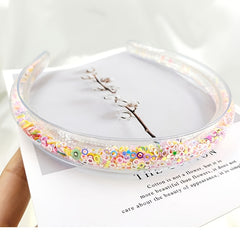 Girls Glitter Sequin Soft Headbands Hair Accessories