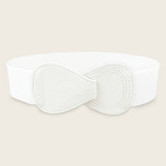 Women's Elastic Waist Cover Belt Stretchy Wide Waistband
