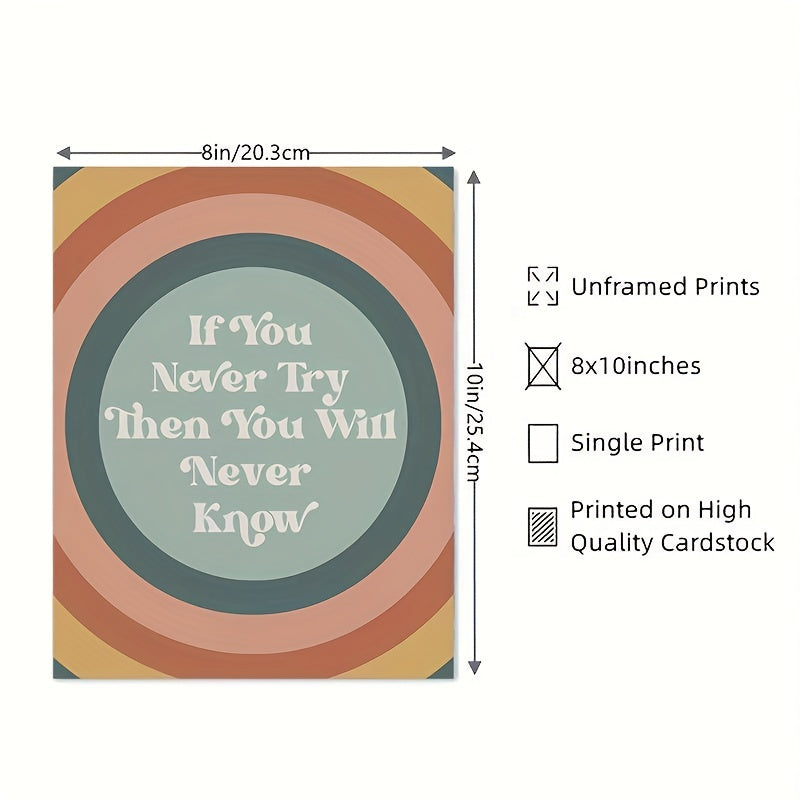 Boho Growth Mindset Classroom Quotes Poster Decor