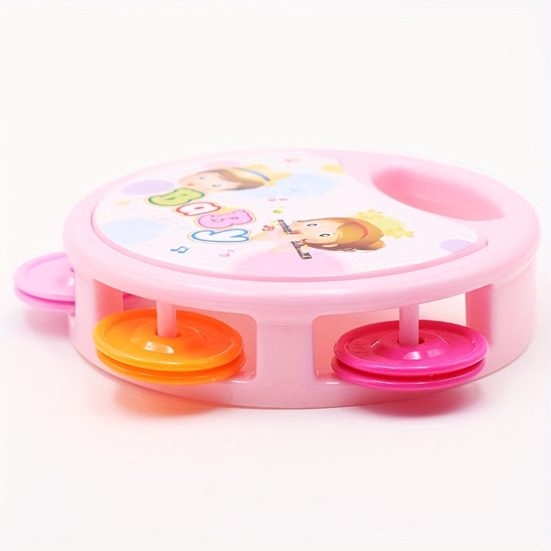 Children's Tambourine Cartoon Baby Musical Instrument Rattle
