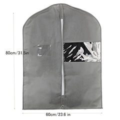 1 Pc Suit Dustproof Cover Dress Coat Storage Bag Household Zipper Hanging Bag