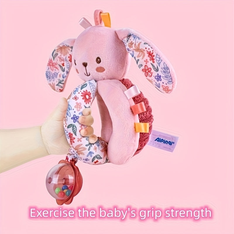 Plush Rabbit & Elephant Baby Grasping Toys