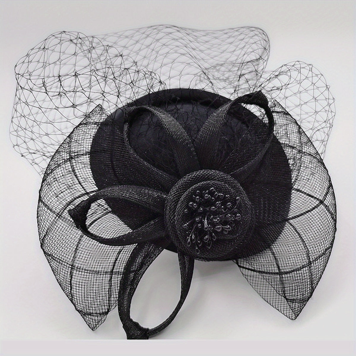 Women Flower Hair Clip Birthday Horce Racing Wedding Hat Derbyhat Church