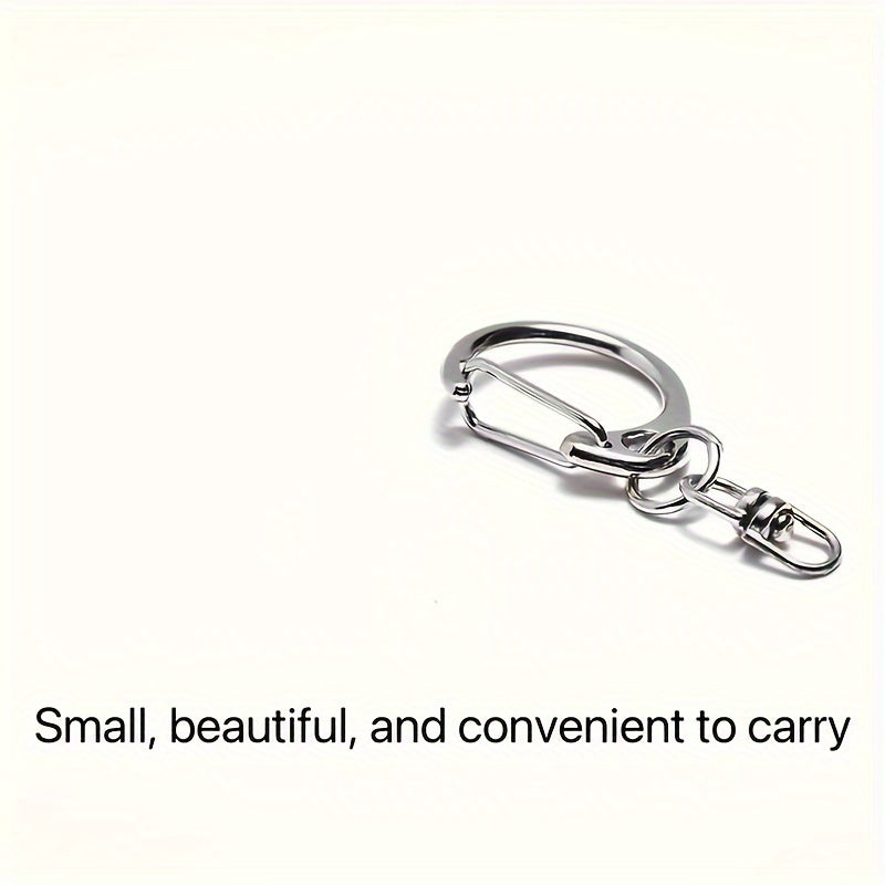 20pcs D-Shaped Keychain Buckle for Outdoor Camping Hiking