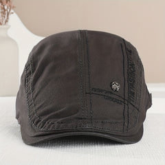 Embroidery Beret Men's Skull Cap Outdoor Leisure Sun Hat