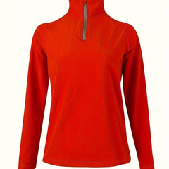 Women's Fleece Winter Jacket Half Zip Long Sleeve