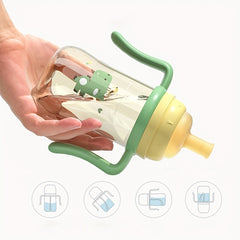 Spill Proof Magic Sippy Cup With Straw Handle For Baby