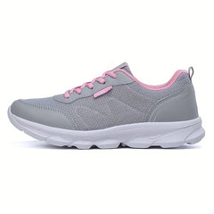 Y2k Women's Non Slip Walking Shoes Lace Up Soft Sole Comfort Running Shoes