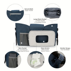 Baby Stroller Bag Mommy Bag Storage Shoulder Insulation