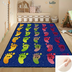Digital Foot Game Pad Large Carpet Area Mat Non Slip Floor Mat