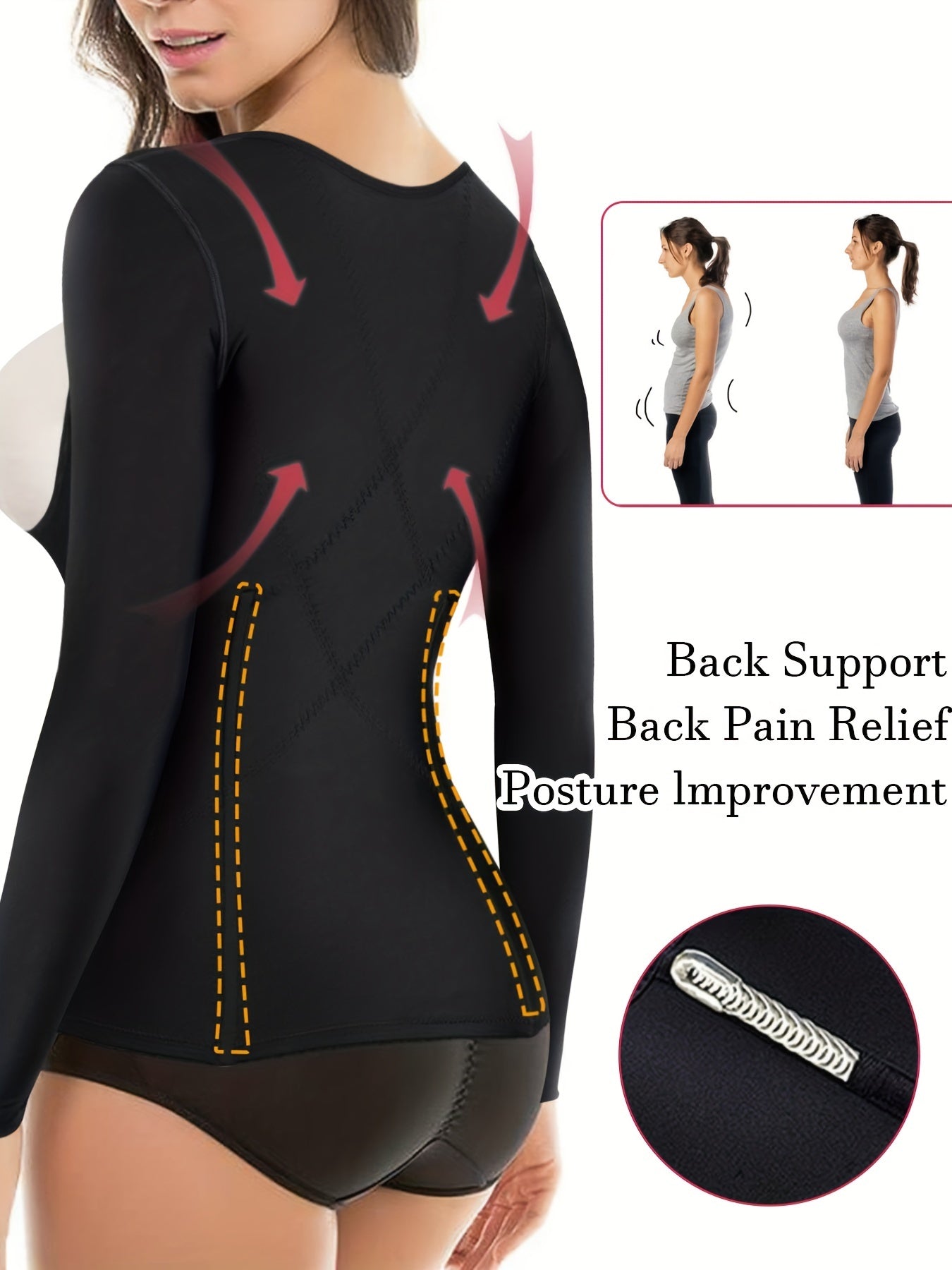 Front Buckle Shaping Waist Trainer Tummy Control Slimmer Top