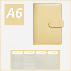 Macaroon A6 PU Leather Gift 4 in 1 Binder Notebook Cover