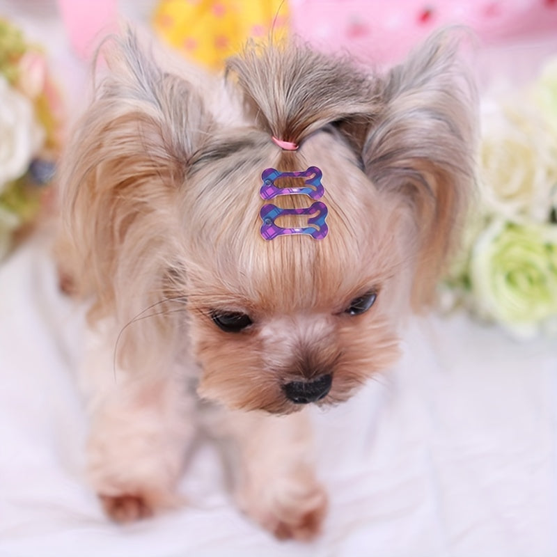 Pet Hair Clips - 10 Pack for Puppy or Kitten Grooming